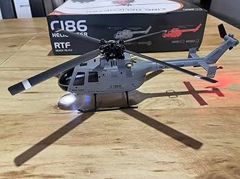 新型 ラジコンヘリコプターC186 C186 RC ヘリコプター - 2.4G 4 プロペラ 安定化のための 6 軸